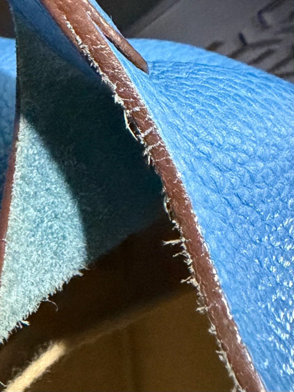 Pre-Owned Hermes GM Picotin Lock Bag Blue Clemence - Picture 13 of 15